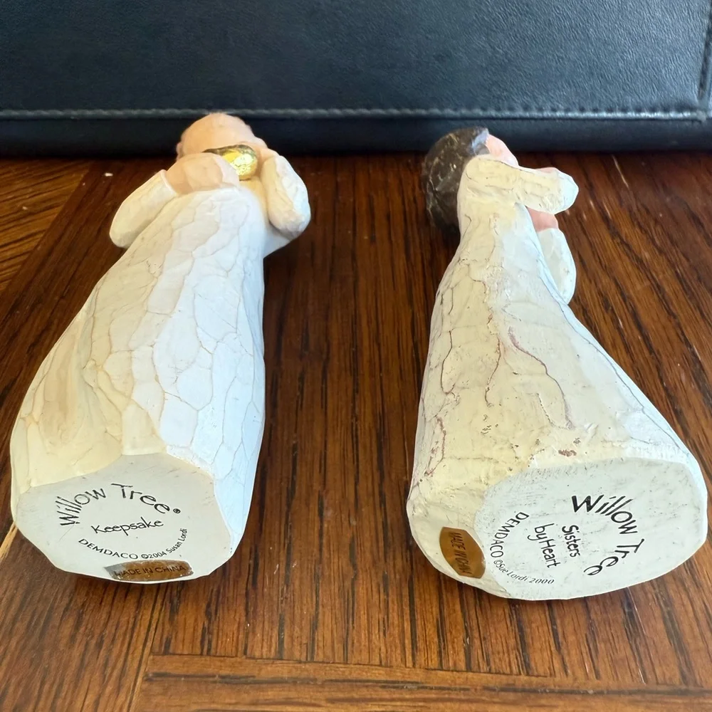 Willow tree figurines lot of 4 Sisters Angel of Protection Friendship Keepsake - Picture 6 of 11